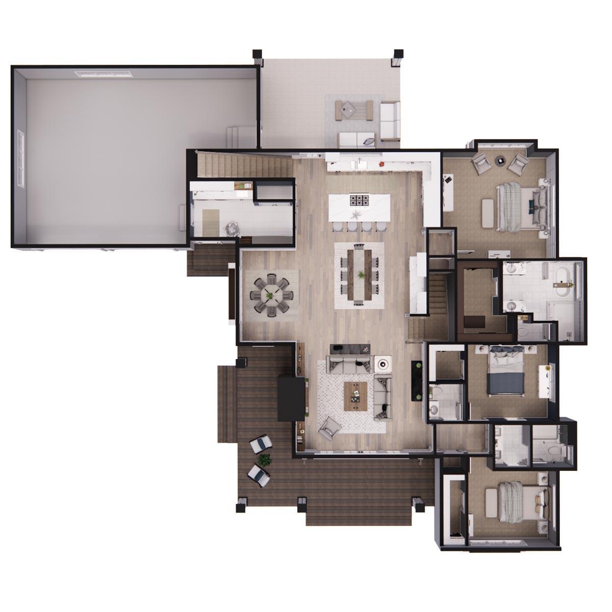 Plan 14664RK: Modern Farmhouse Perfection with Rustic Charm - Image #46 - Cottage, Country, Farmhouse, Modern Farmhouse, New American, Rustic