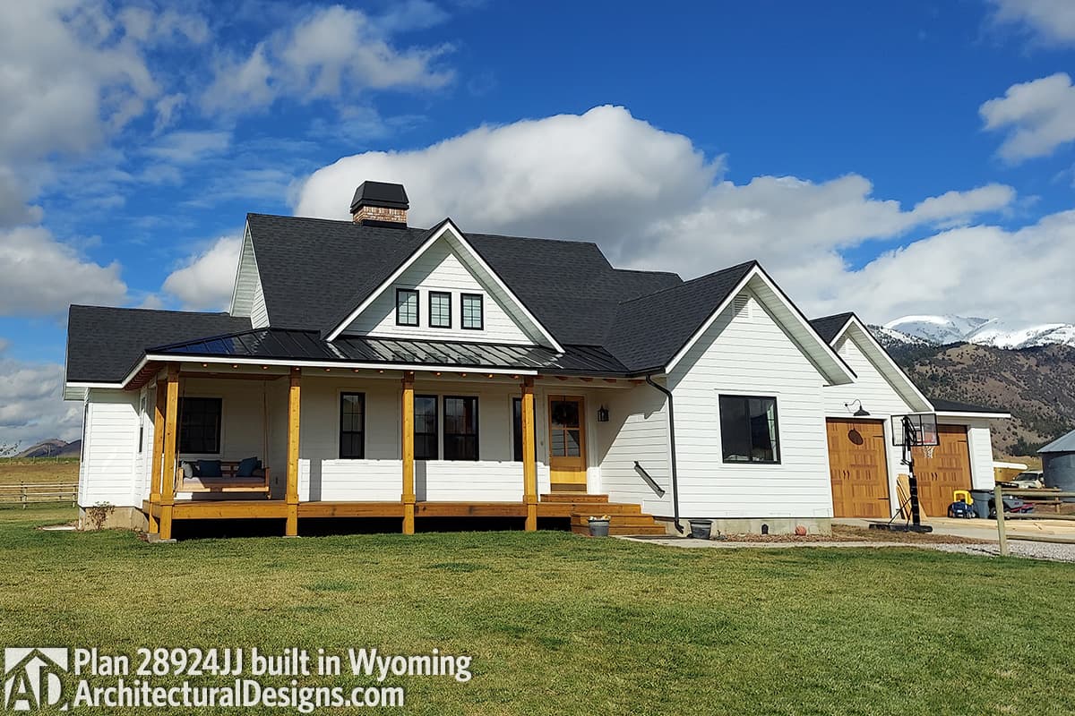 build gallery item - House Plan 28924JJ comes to life in Wyoming