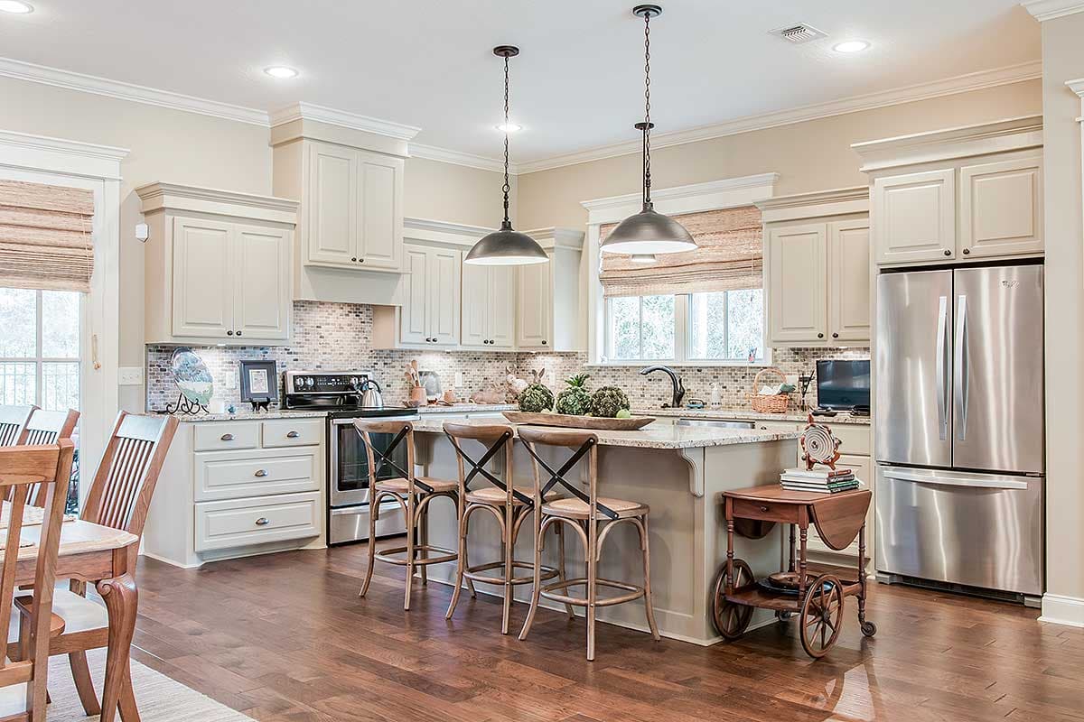 Plan 51776HZ: Ultimate Open Concept House Plan with 3 Bedrooms - Image #7 - Acadian, Louisiana-Style, Southern, Traditional