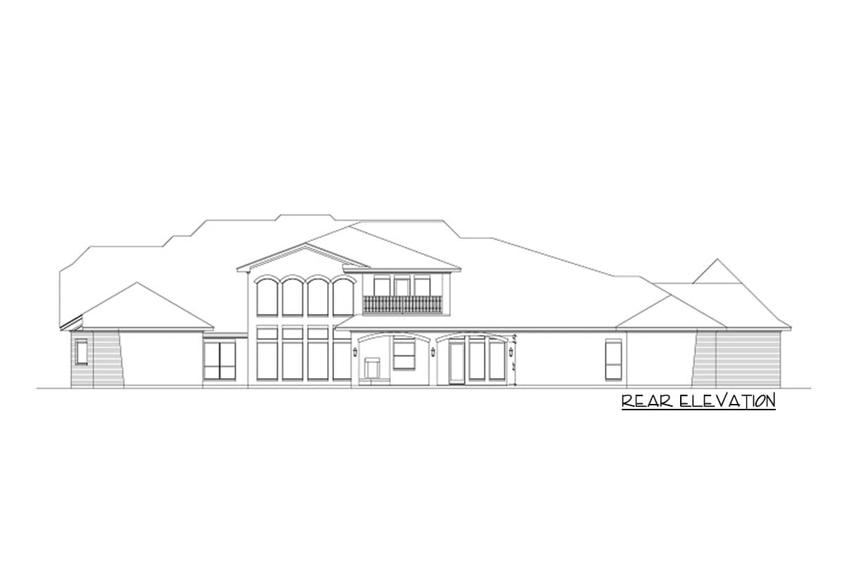 Plan 36548TX: Grand Hill Country House Plan - Image #48 - European