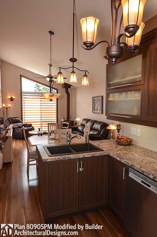 Plan 80905PM: Contemporary Tiny House Plan - Image #6 - Contemporary, Modern, Northwest