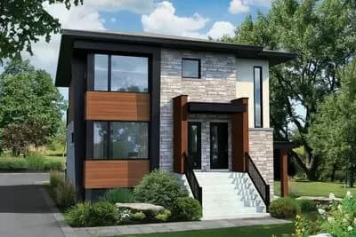 Prairie Style Triplex with Full Floor 2 Bed 1 Bath 1185 Sq Ft Units 