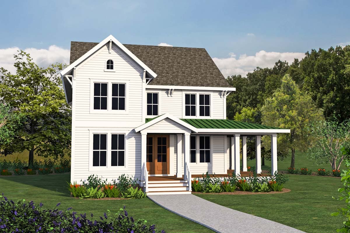 Plan 500041VV: Master Up 4-Bed Farmhouse Plan - Image #8 - Cottage, Country, Farmhouse, Modern Farmhouse, Traditional
