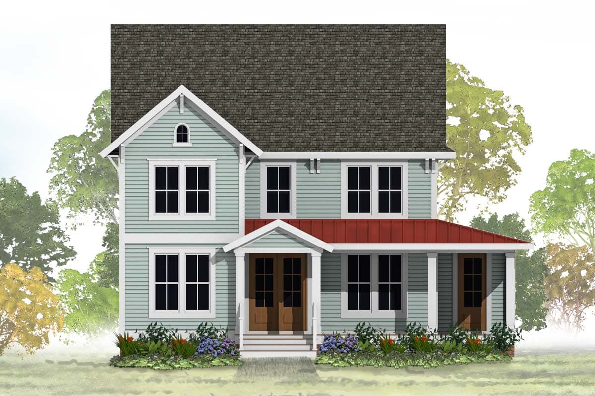 Plan 500041VV: Master Up 4-Bed Farmhouse Plan - Image #11 - Cottage, Country, Farmhouse, Modern Farmhouse, Traditional
