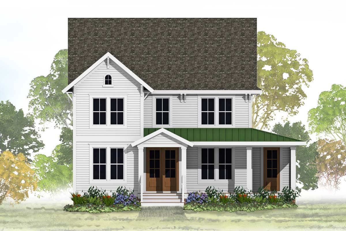 Plan 500041VV: Master Up 4-Bed Farmhouse Plan - Image #10 - Cottage, Country, Farmhouse, Modern Farmhouse, Traditional