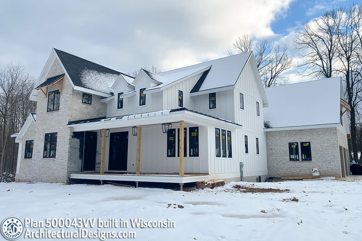 build gallery item - Exclusive House Plan 500043VV comes to life in Tennessee