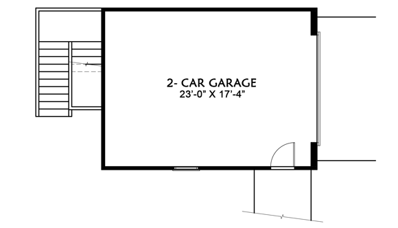 Plan 500049VV: Handsome and Traditional House Plan - 2707 Sq Ft - Floor Plan - Detached Garage Main Level - Colonial, Traditional