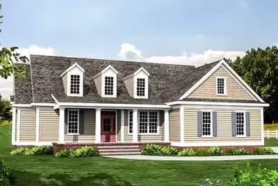 Country Home Plan with Master-On-Main and Optional Finished Lower Level - 2906 S F