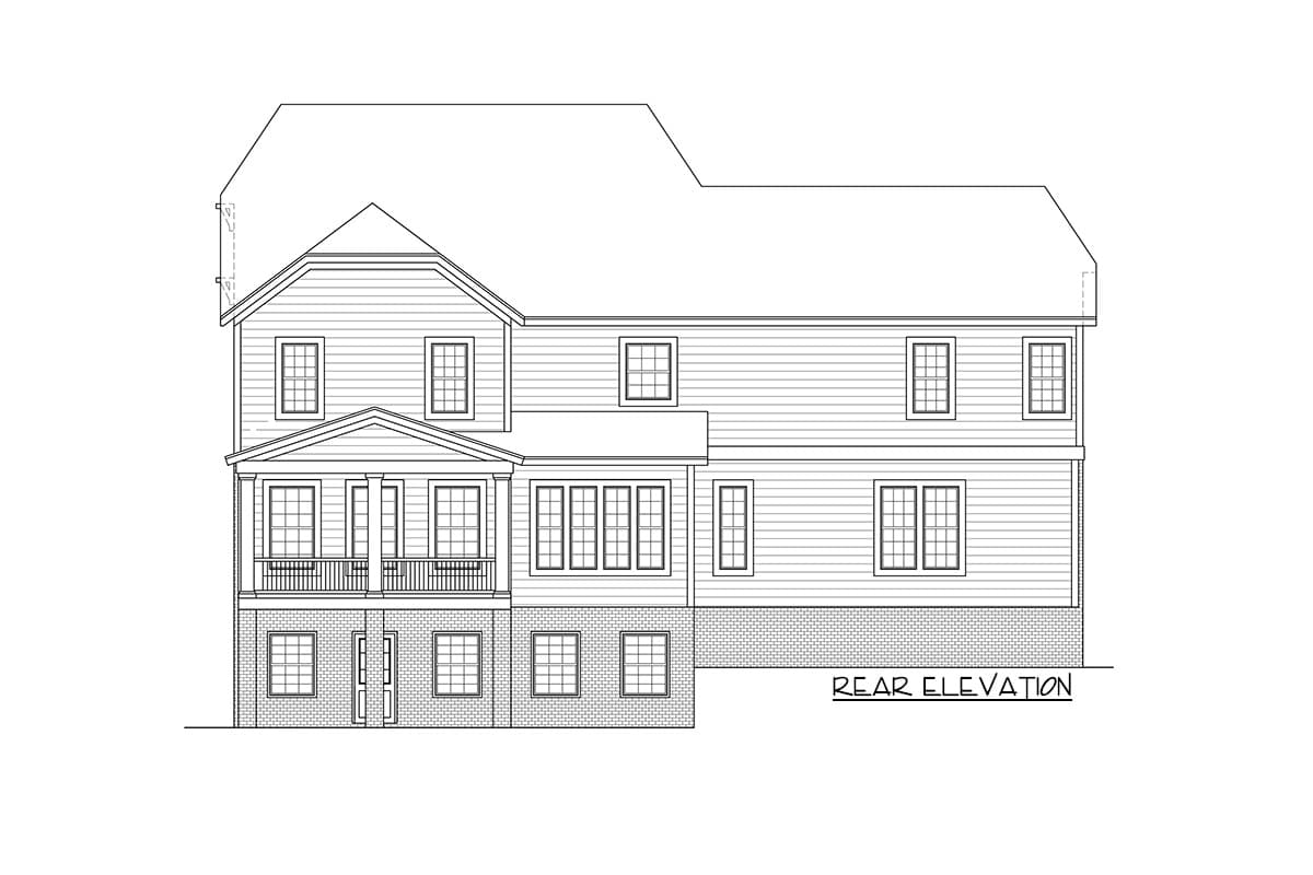 Plan 500047VV: Spacious Tudor House Plan - 4083 Sq Ft - Image #6 - European, Traditional, Tudor