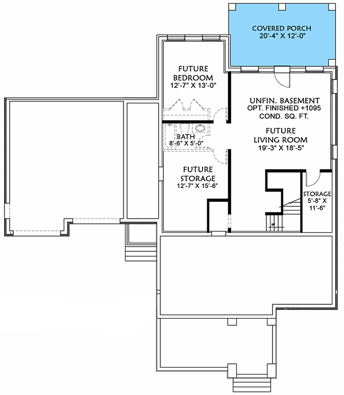 Plan 500047VV: Spacious Tudor House Plan - 4083 Sq Ft - Floor Plan - Optional Lower Level - European, Traditional, Tudor