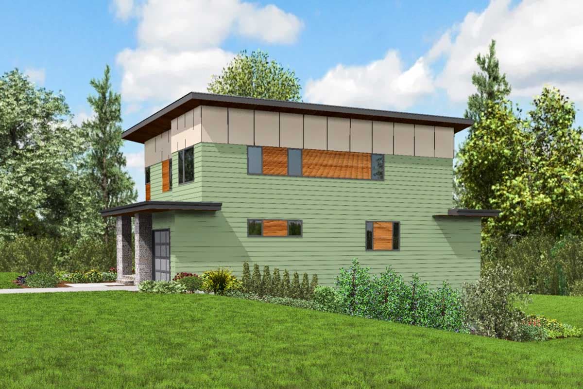 Plan 69667AM: Modern House Plan with Flexible Lower Level - Image #24 - Contemporary, Modern, Northwest