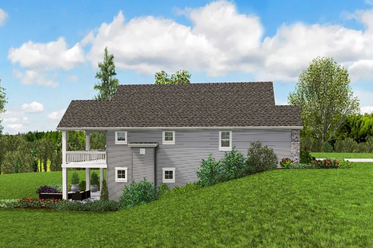 Plan 69661AM: Cute Craftsman House Plan with Walkout Basement - Image #4 - Country, Craftsman, Northwest