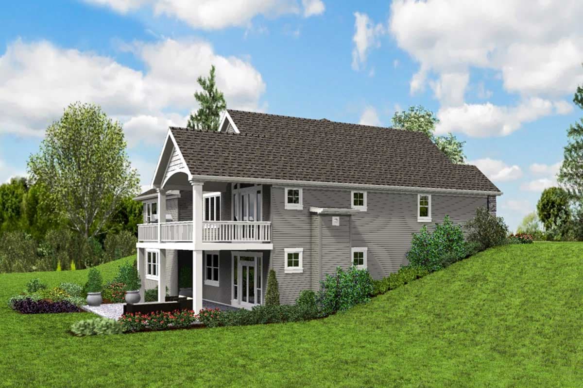 Plan 69661AM: Cute Craftsman House Plan with Walkout Basement - Image #5 - Country, Craftsman, Northwest