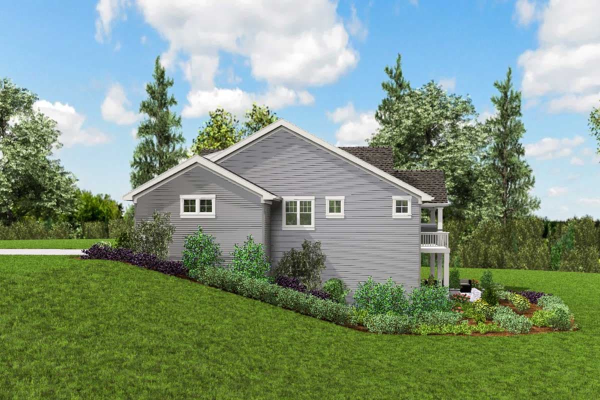 Plan 69661AM: Cute Craftsman House Plan with Walkout Basement - Image #10 - Country, Craftsman, Northwest