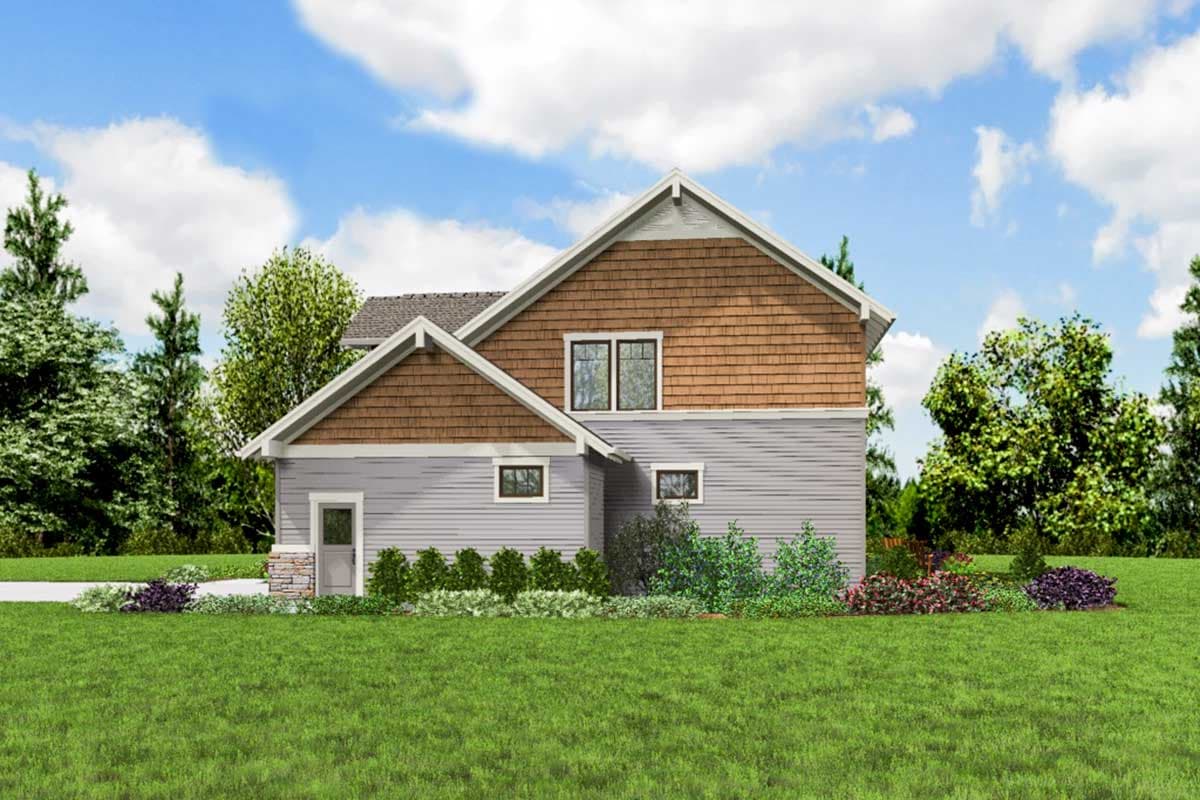 Plan 69672AM: Shingle-Style House Plan with 3-Car Garage - Image #10 - Craftsman, Northwest, Shingle