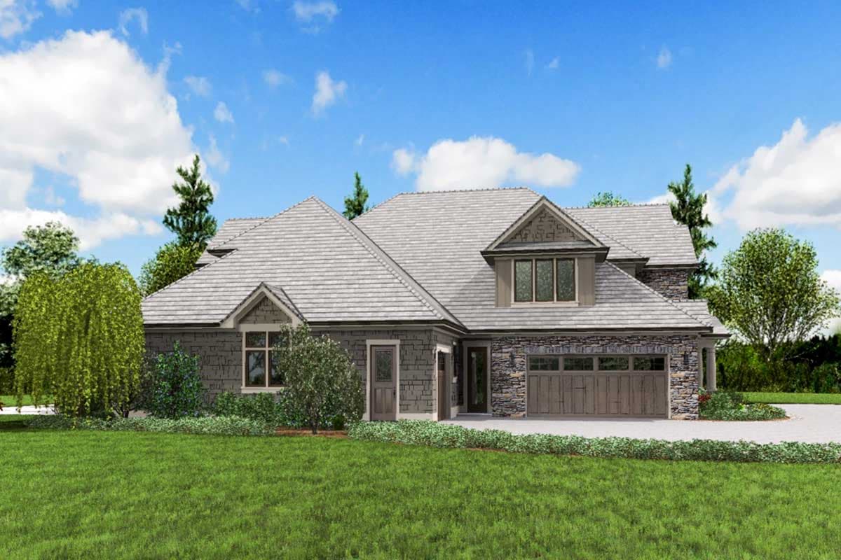 Plan 69686AM: Luxurious Craftsman House Plan With Home Theater and Games Room - Image #21 - Craftsman, Northwest