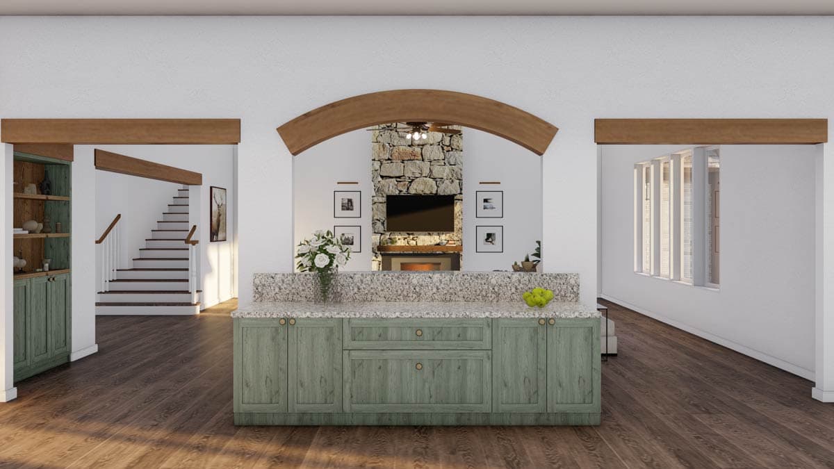 Plan 70579MK: Stunning 4-Bed House Plan with Upstairs Balcony - 6001 Sq Ft - Image #15 - European, French Country