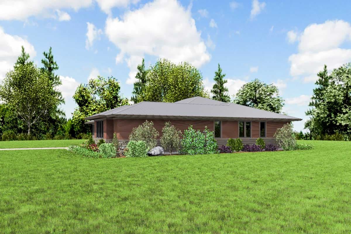 Plan 69674AM: 3-Bed Modern Prairie-Style House Plan with Outdoor Living - Image #11 - Northwest, Prairie