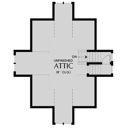 Plan 69676AM: Four Square Craftsman House Plan - Floor Plan - 3rd Floor - Craftsman, Northwest, Traditional, Victorian