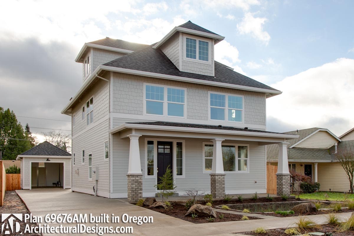 build gallery item - House Plan 69676AM Comes to Life in Oregon