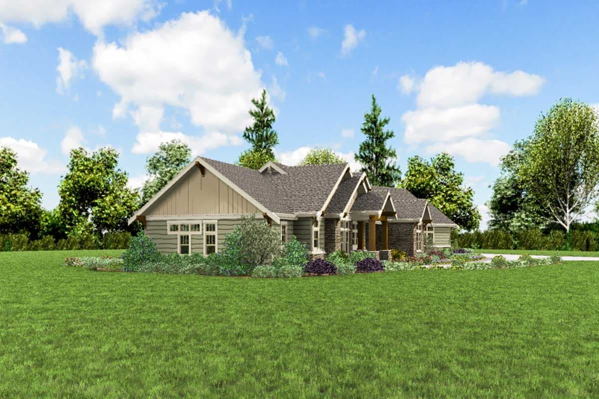Plan 69677AM: Handsome Craftsman House Plan - 2493 Sq Ft - Image #6 - Craftsman, Northwest, Ranch