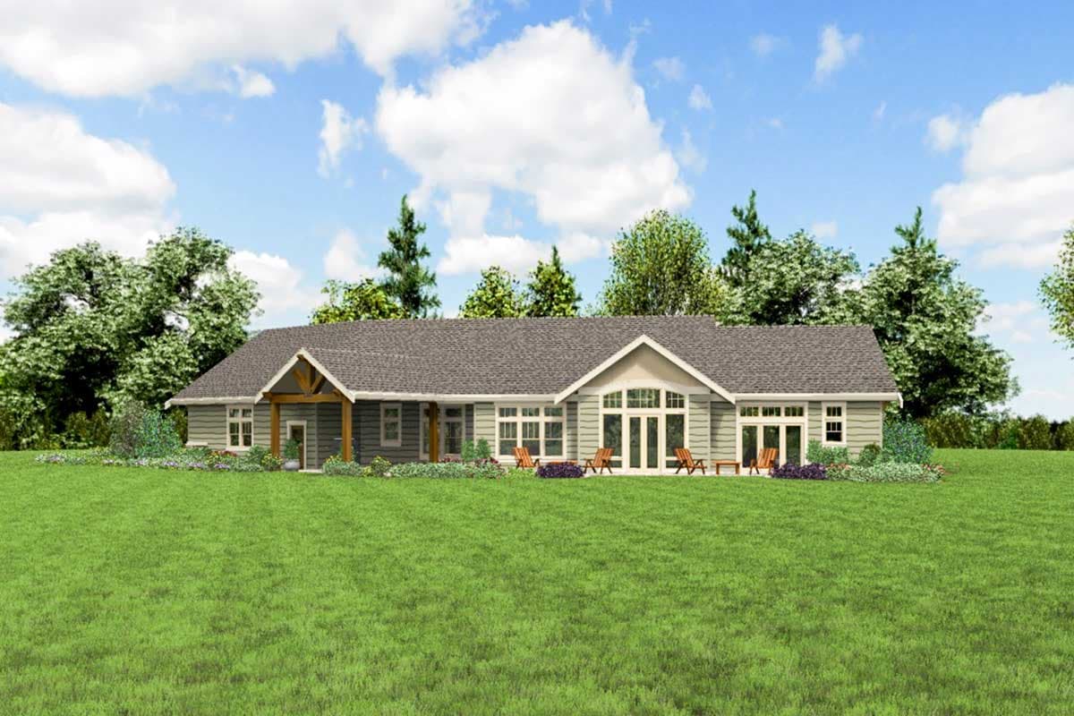 Plan 69677AM: Handsome Craftsman House Plan - 2493 Sq Ft - Image #9 - Craftsman, Northwest, Ranch