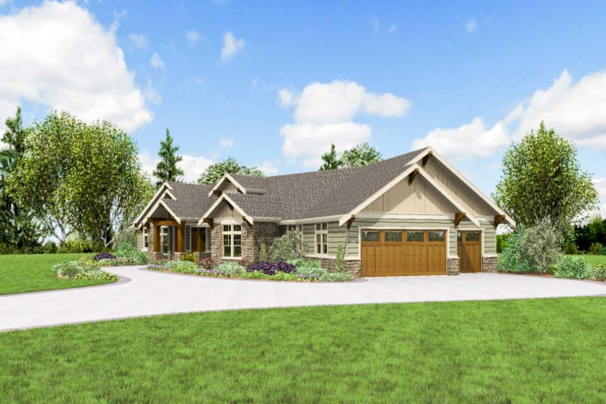 Plan 69677AM: Handsome Craftsman House Plan - 2493 Sq Ft - Image #14 - Craftsman, Northwest, Ranch