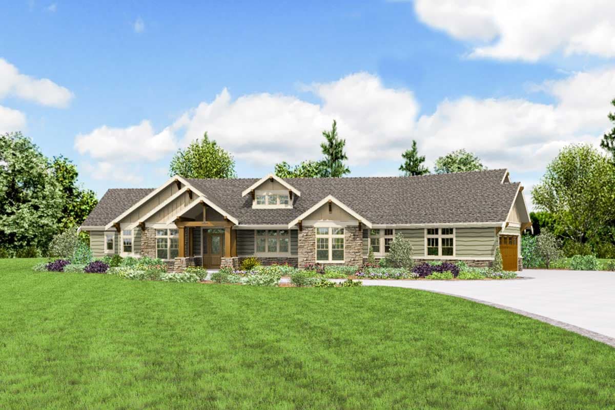Plan 69677AM: Handsome Craftsman House Plan - 2493 Sq Ft - Image #15 - Craftsman, Northwest, Ranch
