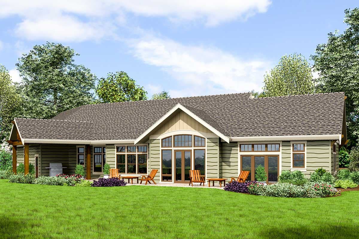 Plan 69677AM: Handsome Craftsman House Plan - 2493 Sq Ft - Image #10 - Craftsman, Northwest, Ranch
