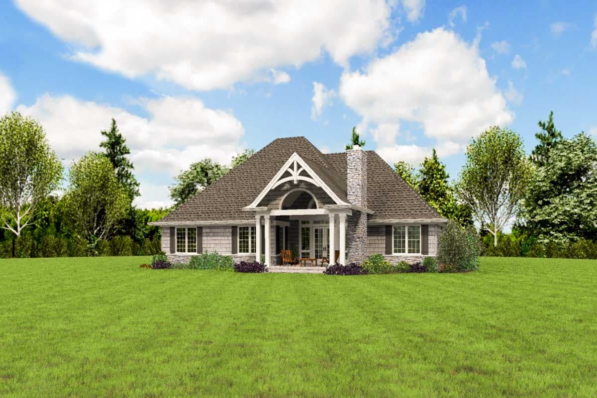 Plan 69678AM: Three Bedroom Craftsman Home Plan with Expanded Garage - Image #7 - Craftsman, Northwest, Shingle