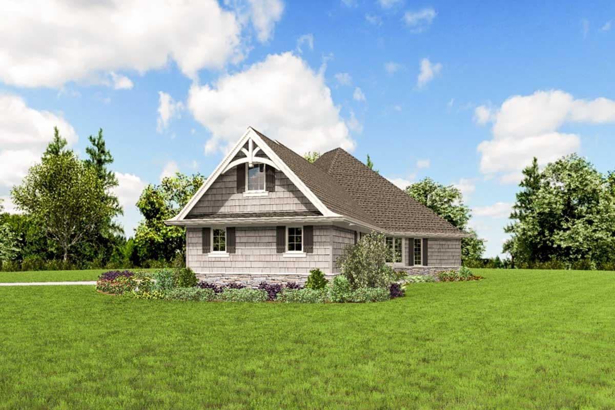 Plan 69678AM: Three Bedroom Craftsman Home Plan with Expanded Garage - Image #12 - Craftsman, Northwest, Shingle