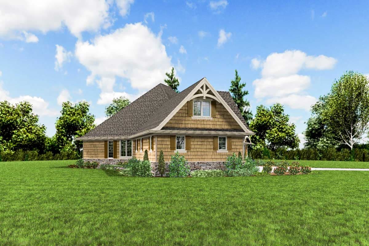 Plan 69680AM: Expanded Classic Craftsman House Plan - Image #4 - Craftsman, Northwest, Shingle