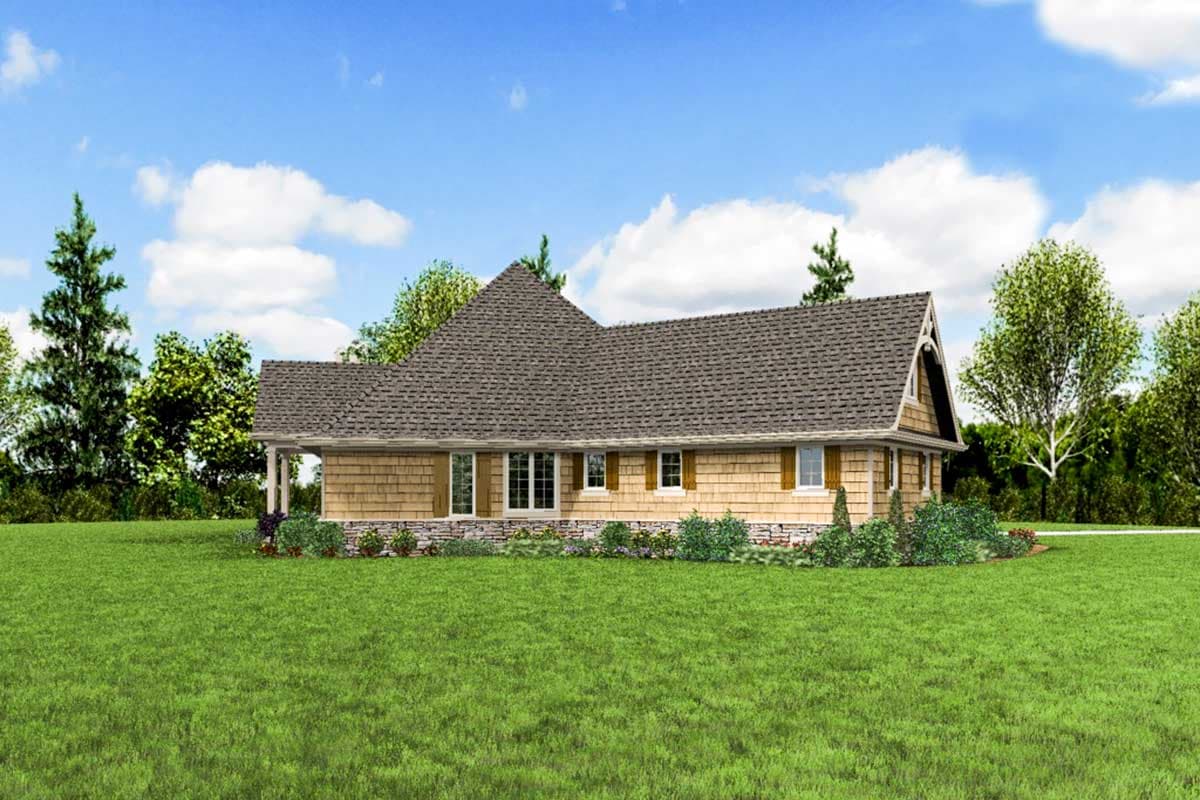 Plan 69680AM: Expanded Classic Craftsman House Plan - Image #5 - Craftsman, Northwest, Shingle