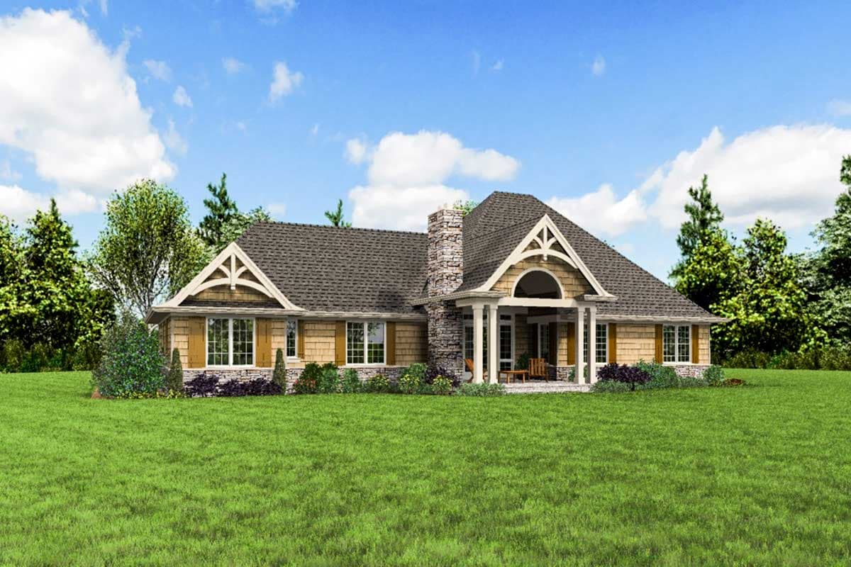 Plan 69680AM: Expanded Classic Craftsman House Plan - Image #9 - Craftsman, Northwest, Shingle
