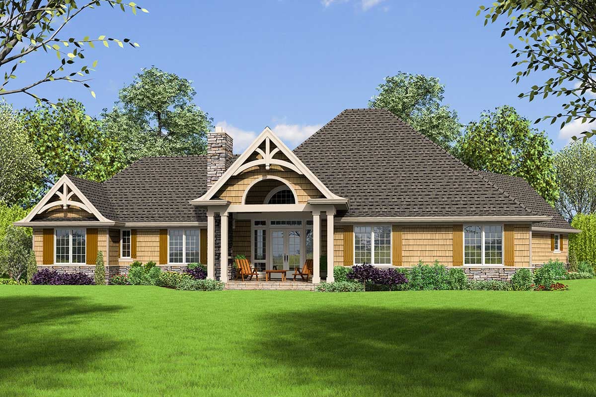 Plan 69680AM: Expanded Classic Craftsman House Plan - Image #8 - Craftsman, Northwest, Shingle