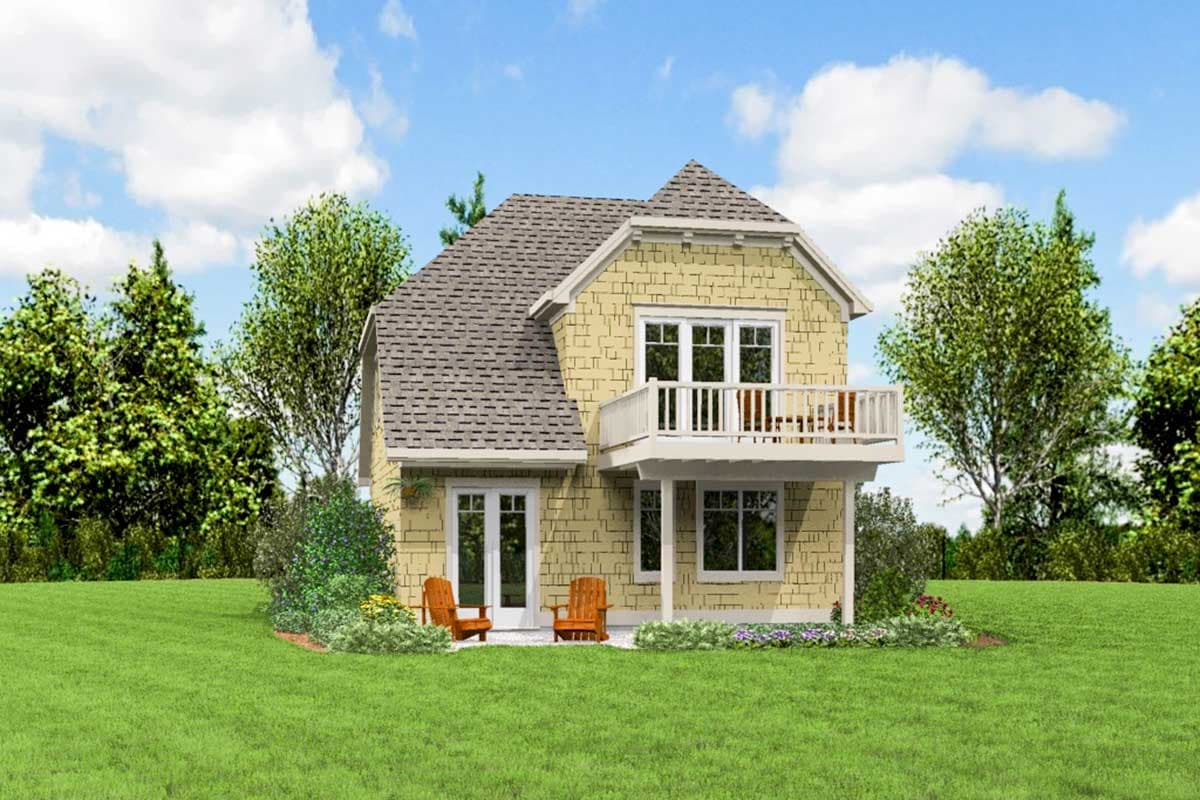 Plan 69683AM: Petite Starter Home - Image #8 - Northwest, Traditional