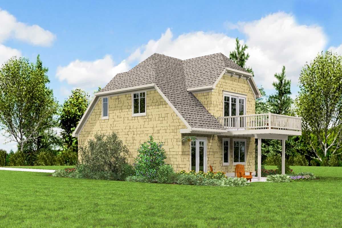 Plan 69683AM: Petite Starter Home - Image #9 - Northwest, Traditional