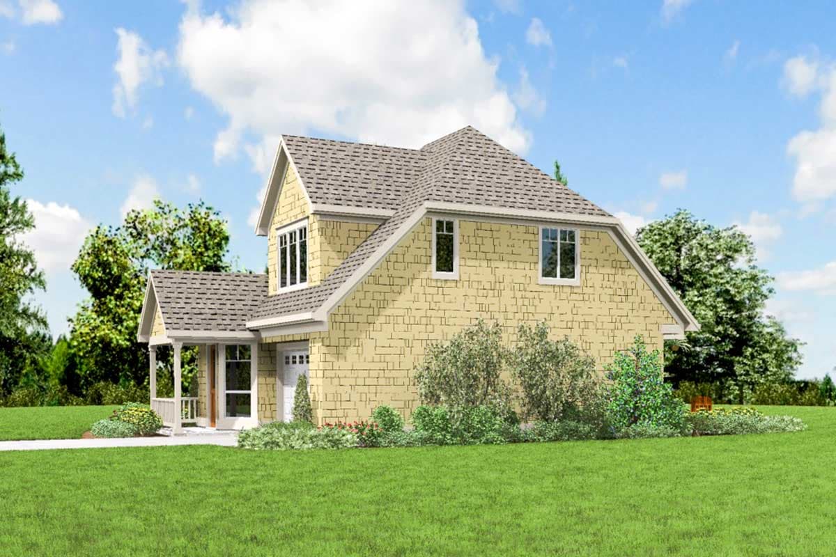 Plan 69683AM: Petite Starter Home - Image #11 - Northwest, Traditional
