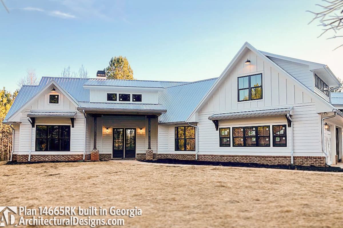 Plan 14665RK: Expandable Modern Farmhouse House Plan with Options - 2157 Sq Ft - Image #5 - Country, Farmhouse, Modern Farmhouse, New American