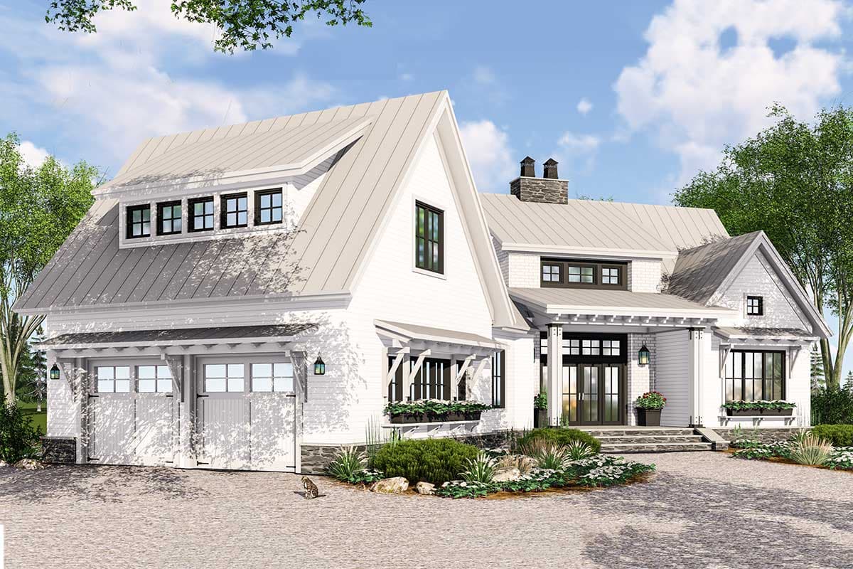Plan 14665RK: Expandable Modern Farmhouse House Plan with Options - 2157 Sq Ft - Image #7 - Country, Farmhouse, Modern Farmhouse, New American