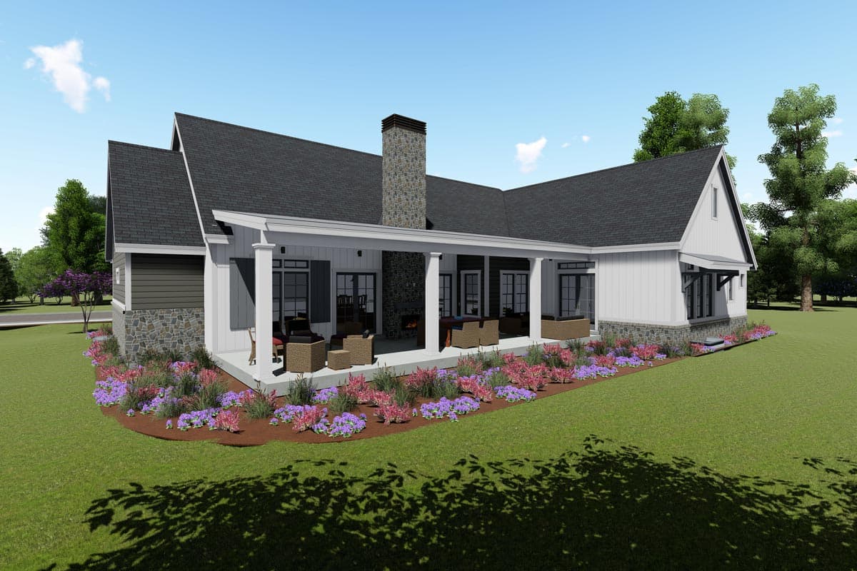 Plan 64464SC: Flexible 3-Bed Modern Farmhouse with Bonus Spaces - Image #12 - Cottage, Country, Craftsman, Farmhouse, Modern Farmhouse, Ranch, Rustic, Traditional
