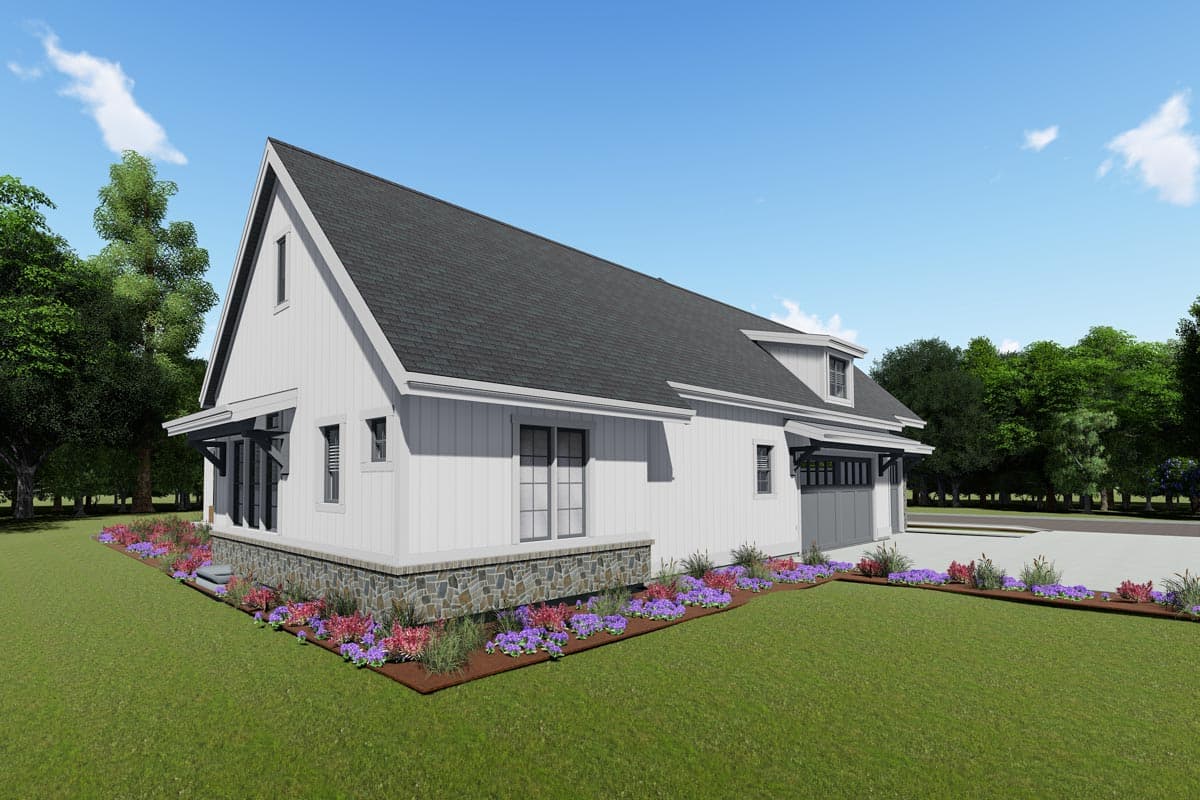 Plan 64464SC: Flexible 3-Bed Modern Farmhouse with Bonus Spaces - Image #10 - Cottage, Country, Craftsman, Farmhouse, Modern Farmhouse, Ranch, Rustic, Traditional