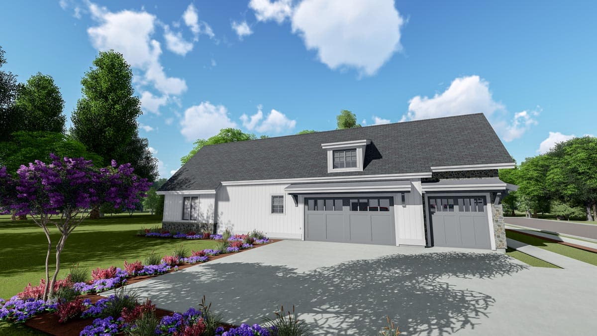 Plan 64464SC: Flexible 3-Bed Modern Farmhouse with Bonus Spaces - Image #9 - Cottage, Country, Craftsman, Farmhouse, Modern Farmhouse, Ranch, Rustic, Traditional