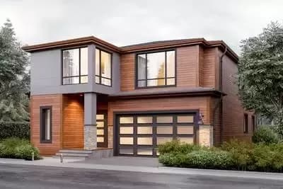 Two-Story Contemporary Northwesty-Style House Plan