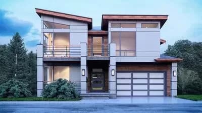 Bright and Airy Contemporary House Plan