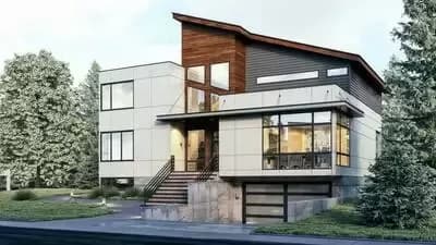 Bright and Inviting Modern House Plan 