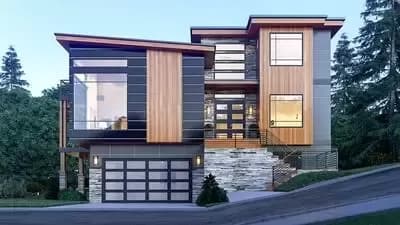 Distinctive Contemporary House Plan