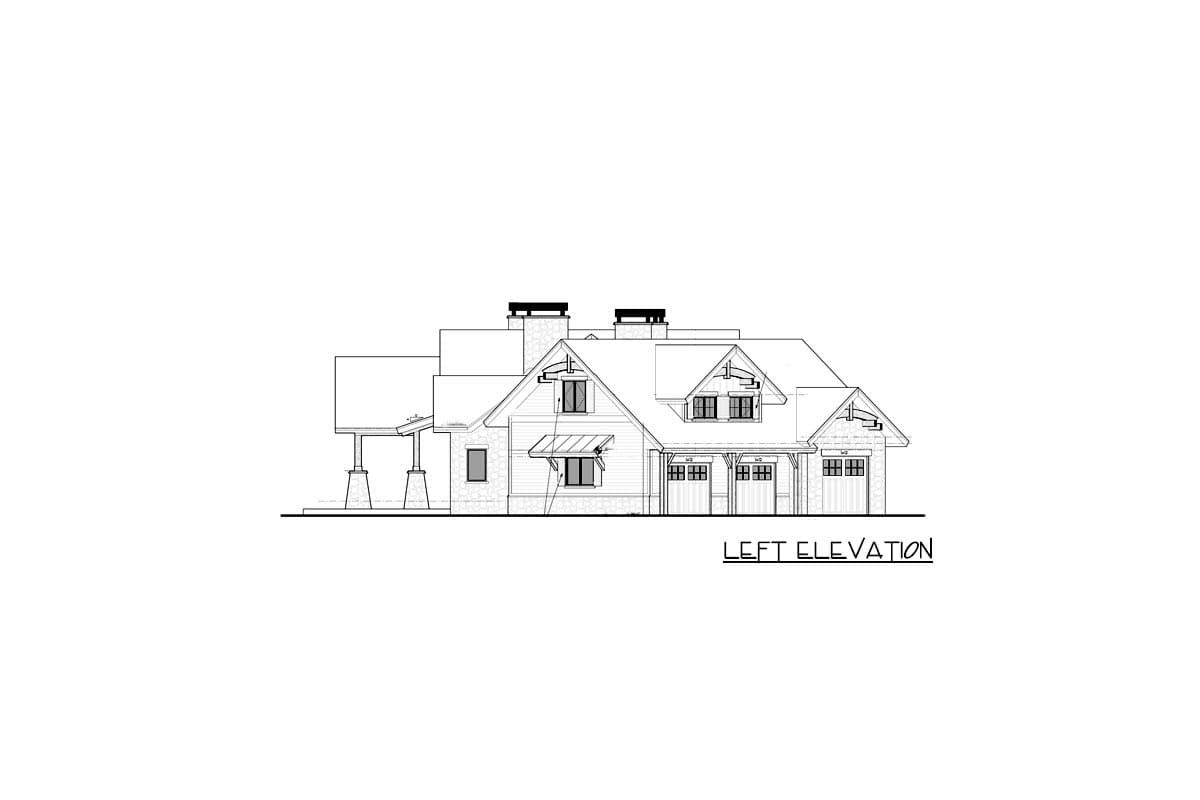 Plan 95046RW: Luxurious Mountain Ranch Home Plan with Lower Level Expansion - 3623 Sq Ft - Image #10 - Country, Craftsman, Mountain, Ranch, Rustic