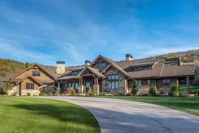 Luxurious Mountain Ranch Home Plan with Lower Level Expansion - 3623 Sq Ft