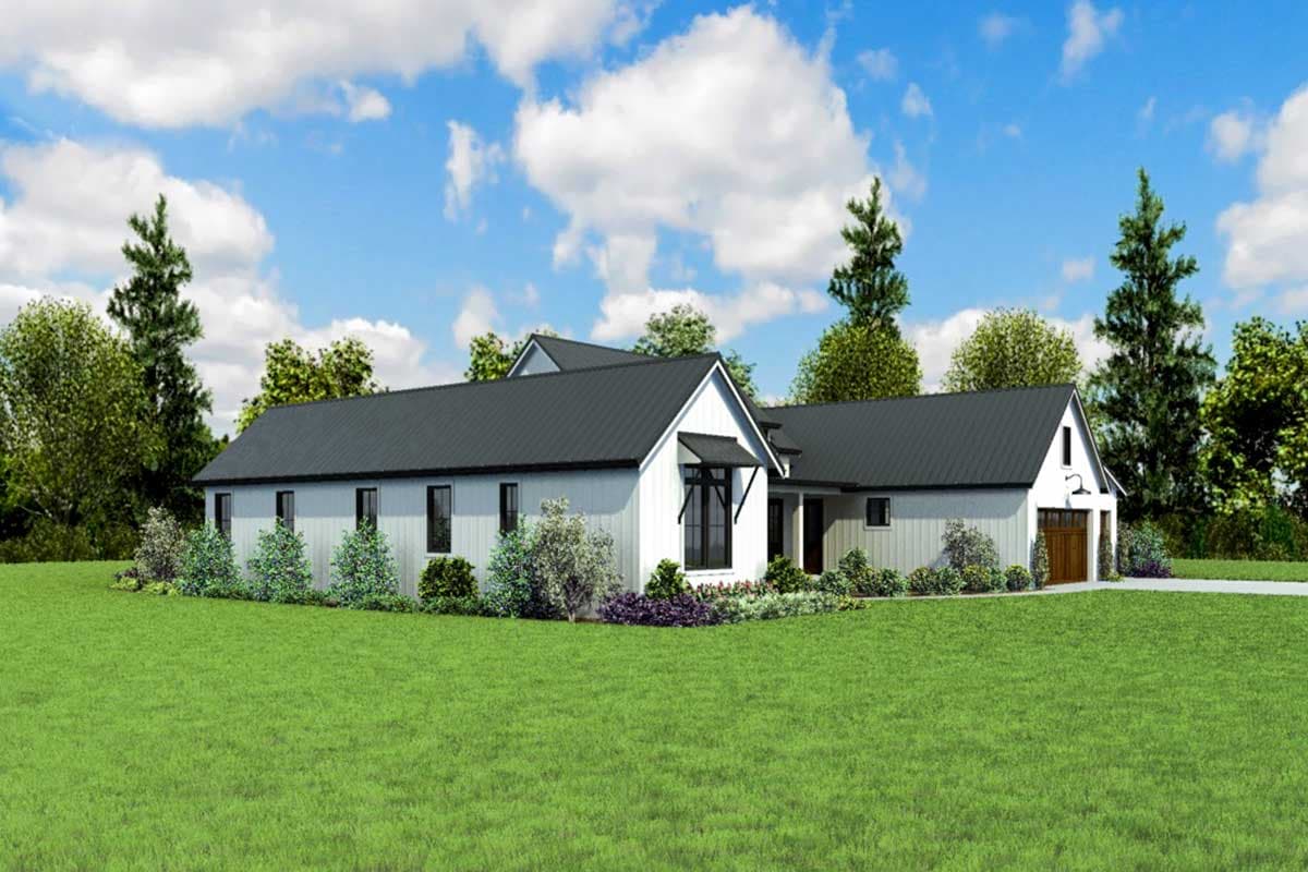 Plan 69690AM: Bright and Open Modern Farmhouse House Plan - 2798 Sq Ft - Image #5 - Country, Farmhouse, Modern Farmhouse, New American, Northwest, Ranch